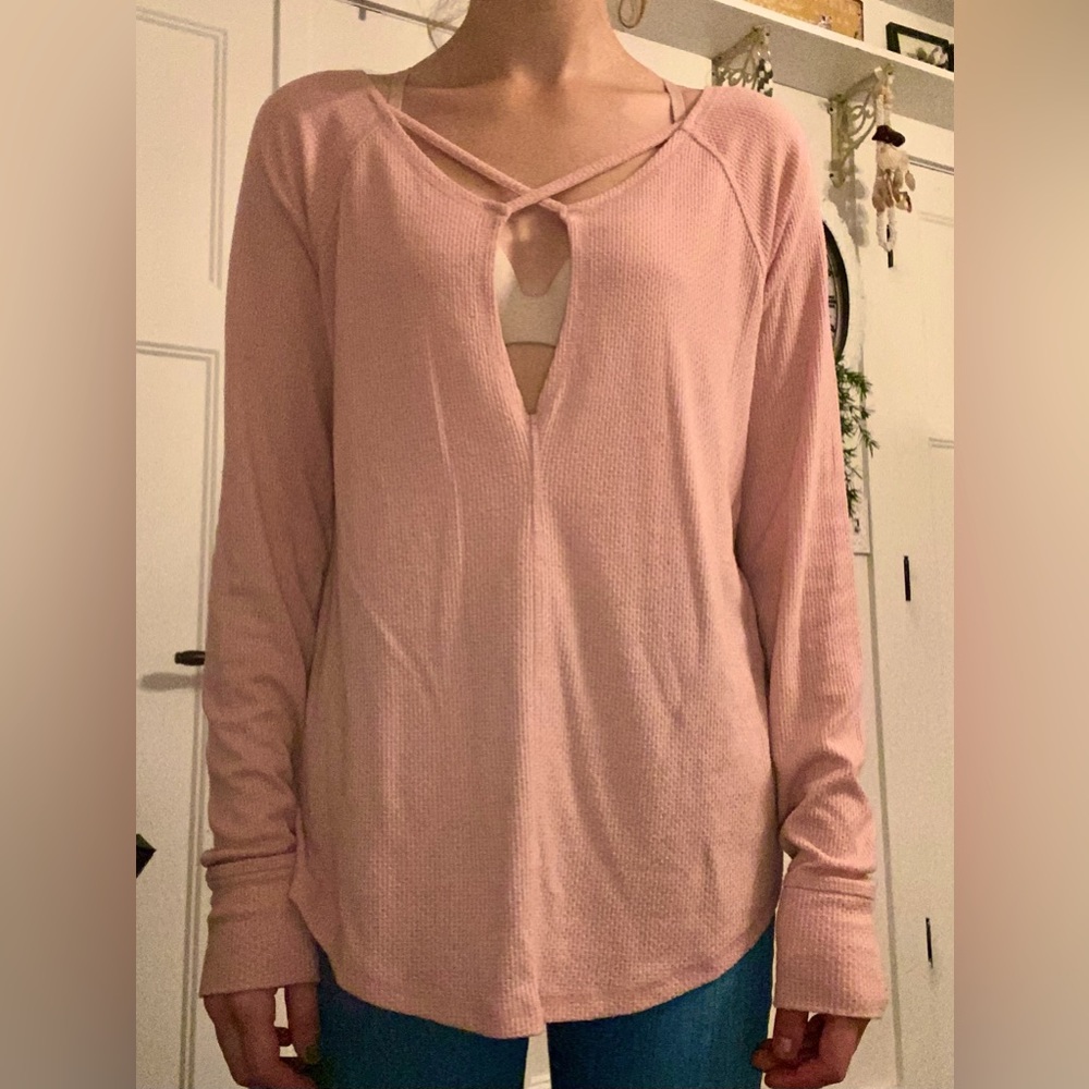 Maurice’s Pink Sweater Blouse